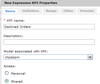 New Expression KPI Properties