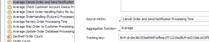 Tracking key example