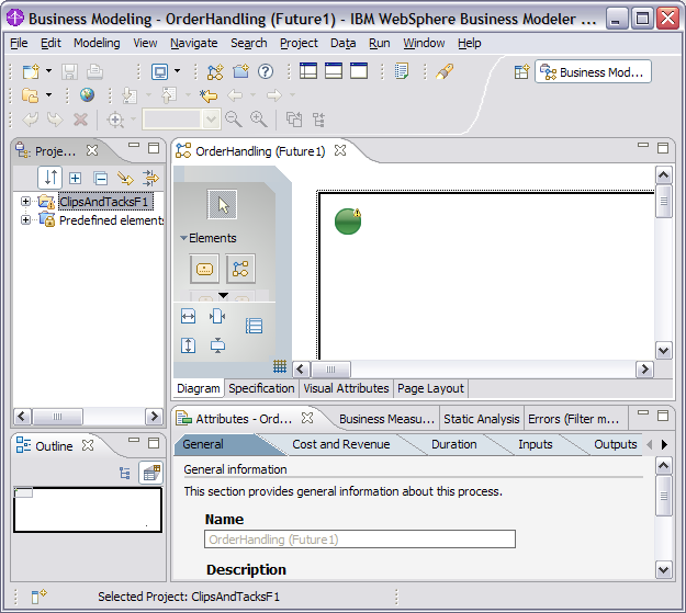 Order Handling (Future1) view