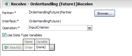 OrderHandling (Future1)Receive details