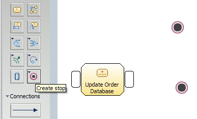 Update Order Database task and stop nodes