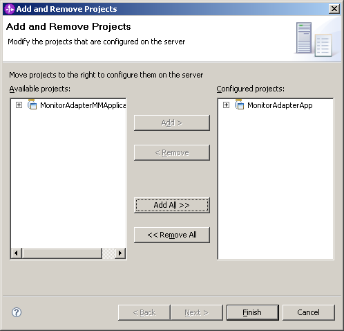 Add and Remove Projects