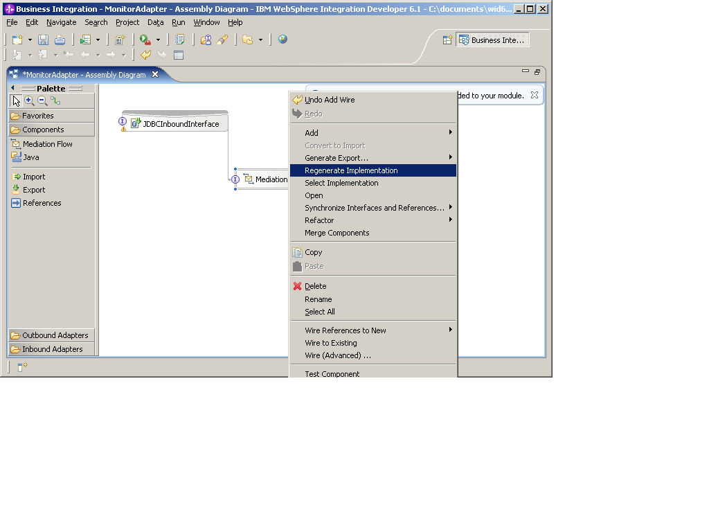 Regenerate implementation