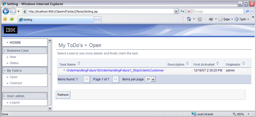My to do's refresh