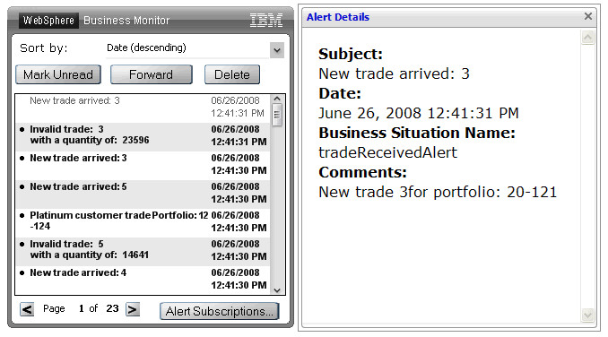 Alert details
