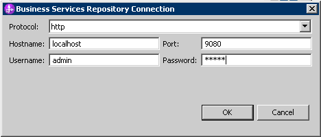 Business Services Repository window