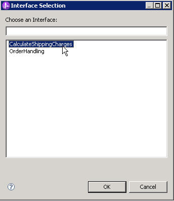 Interface Selection Window