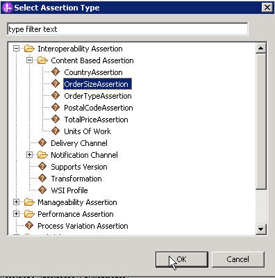 Order Size Assertions