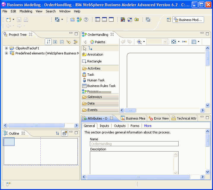 Order Handling view