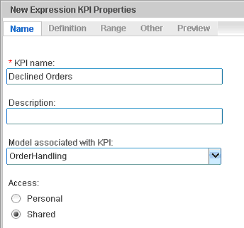 New Expressions KPI properties