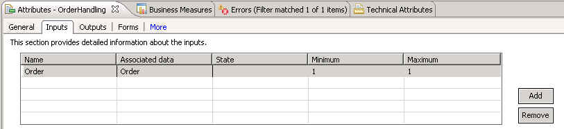 Set Input Criterion