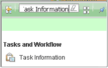 Tasks Information Window