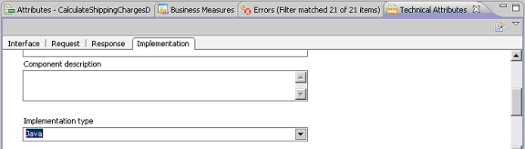 Technical Attributes - Implementation