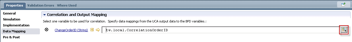 specifymessageeventdatamapping