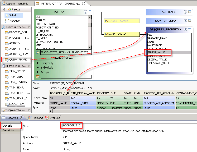 QP orderID
