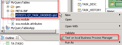 Test on local BPM