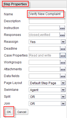 Step Properties