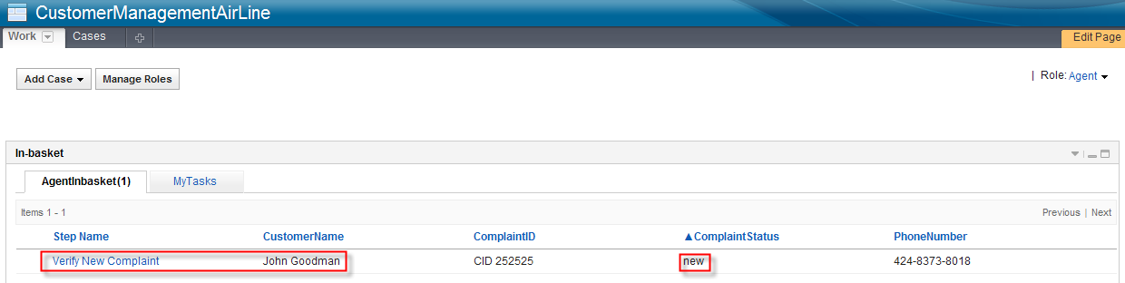 Verify New Complaint Task