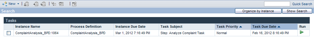 Portal Task List