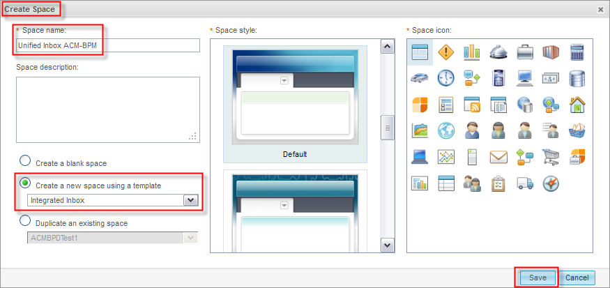 Create Space