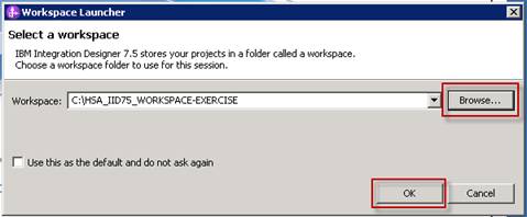 select workspace