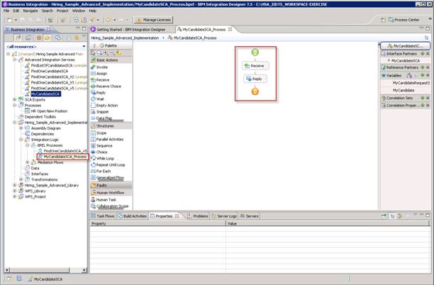 find in project tree