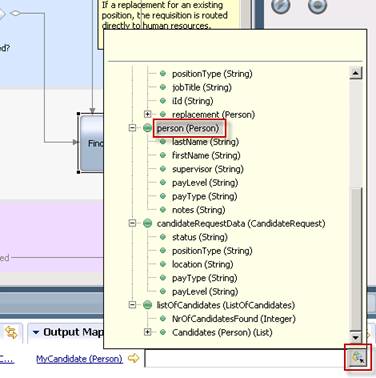 select bo for output