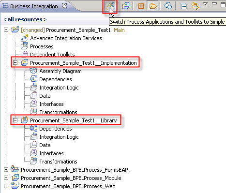 process app implementation and library