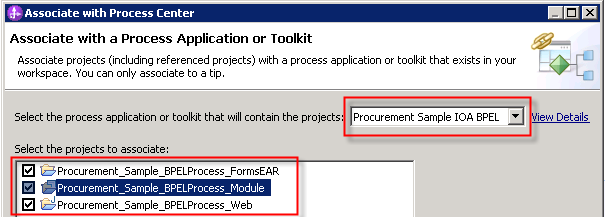 asscociate with Procurement_Sample_Test1