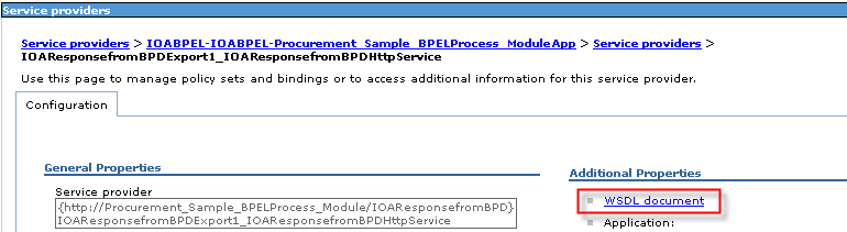 Export WSDL Document