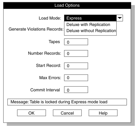 begin figure description - This graphic depicts the ipload graphical user interface. The onpladm command line utility provides the same functionality. - end figure description