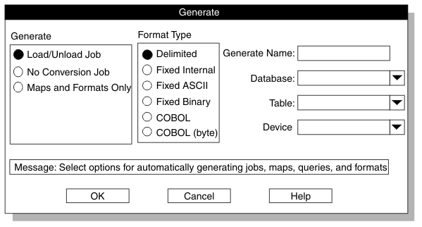 begin figure description - This graphic depicts the ipload graphical user interface. The onpladm command line utility provides the same functionality. - end figure description