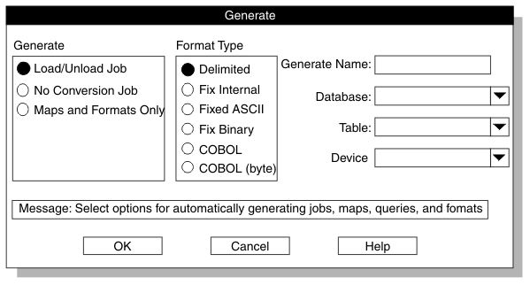 begin figure description - This graphic depicts the ipload graphical user interface. The onpladm command line utility provides the same functionality. - end figure description