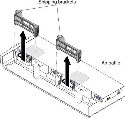 Shipping bracket removal
